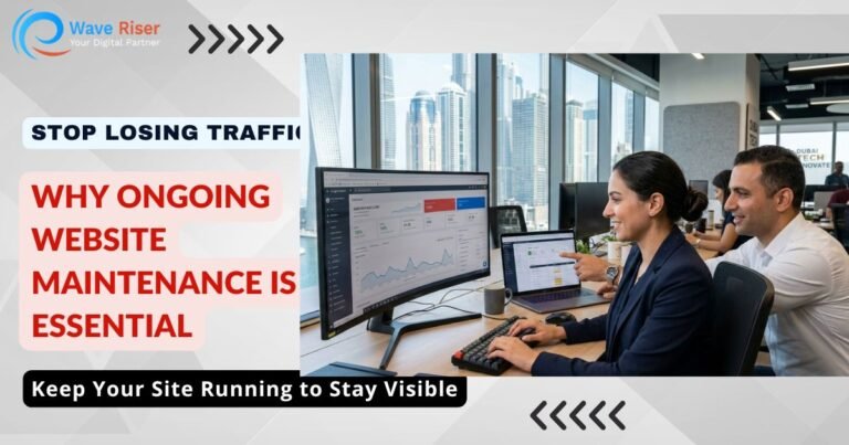 Website Maintenance in Dubai by WaveRiser IT